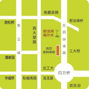 四季高尔夫学院地理位置地图